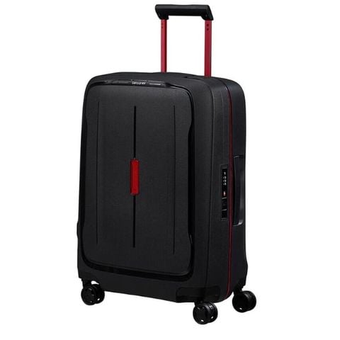 Vali Samsonite Essens - Màu Đen viền đỏ 3 size (size S 20 cabin/ M/ L)