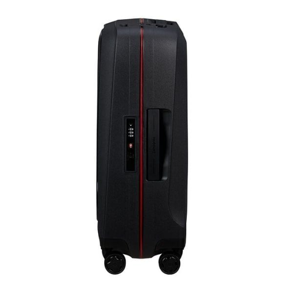 Vali Samsonite Essens - Màu Đen viền đỏ 3 size (size S 20 cabin/ M/ L)