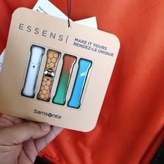  Vali Samsonite Essens Size 28 - Màu Đen Viền Cam 