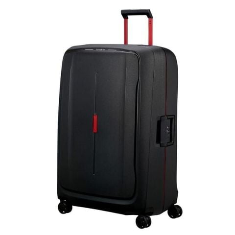 Vali Samsonite Essens size 30 XL - Màu Đen Viền Đỏ - Made in Beigium