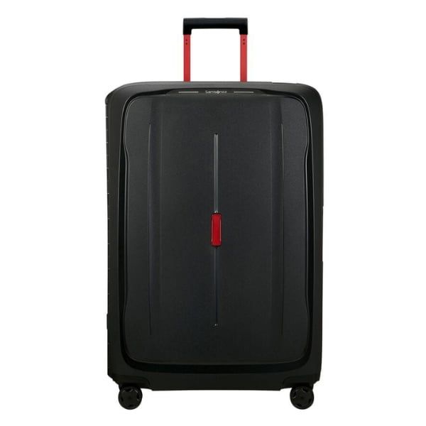 Vali Samsonite Essens size 30 XL - Màu Đen Viền Đỏ - Made in Beigium