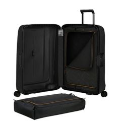  Vali Samsonite Essens size 30 XL - Màu Đen - Made in Beigium 