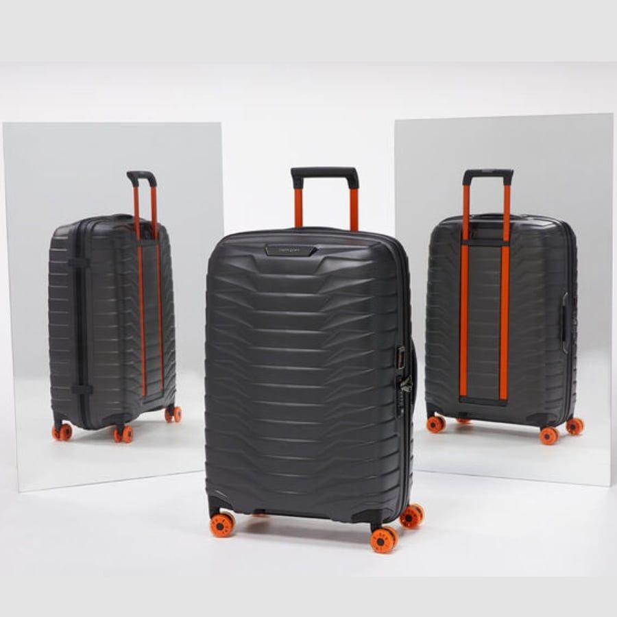 Vali Samsonite Proxis Size 20/25/28 Đen viền cam