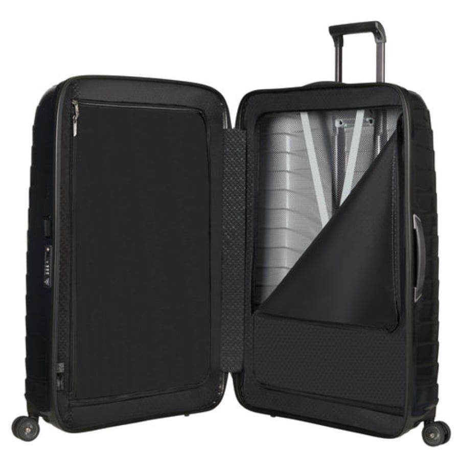 Vali Samsonite Proxis size 30 màu: Xanh dương/ Xanh lá/ Đen/ Bạc