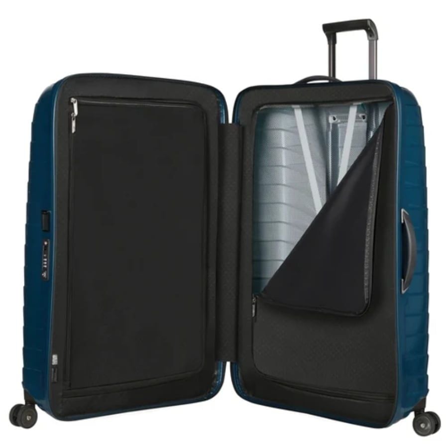 Vali Samsonite Proxis size 30 màu: Xanh dương/ Xanh lá/ Đen/ Bạc