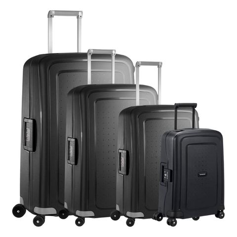 Vali Samsonite S'Cure Spinner size 20/25/28/30 - Màu đen - Made in EU