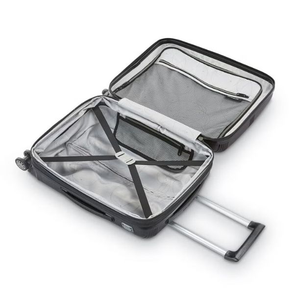 Set 2 Vali Samsonite Supra DLX size 20/28inch - Đen khóa số TSA