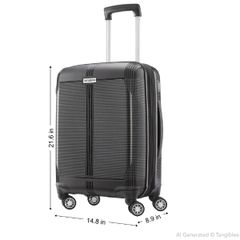  Set 2 Vali Samsonite Supra DLX size 20/28inch - Đen 