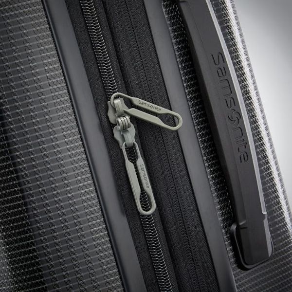 Set 3 Vali Samsonite Supra DLX size 20/24/28inch - Đen khóa số TSA