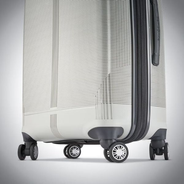 Vali Samsonite Supra DLX size 20 màu đen khóa số TSA màu bạc