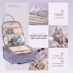  Vali vải Verage Aphro GlideElle 14inch để dưới ghế ô tô 