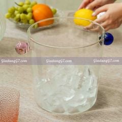  Xô đá IVV Collier Borosilicate 4L có núm cầm 