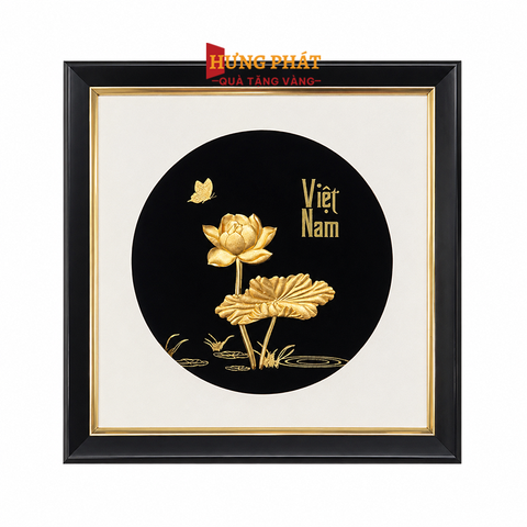 Tranh Hoa Sen 26x26cm