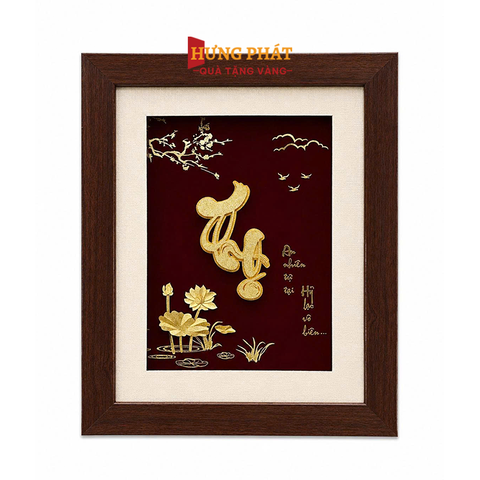 Tranh Chữ Thọ 27x34cm
