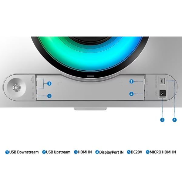  Màn hình cong Samsung Odyssey G9 LS49CG934SEXXV (49Inch/ DQHD (5120x1440)/ 0.003ms/ 240Hz/ 250cd/m2/ Loa/ OLed) 