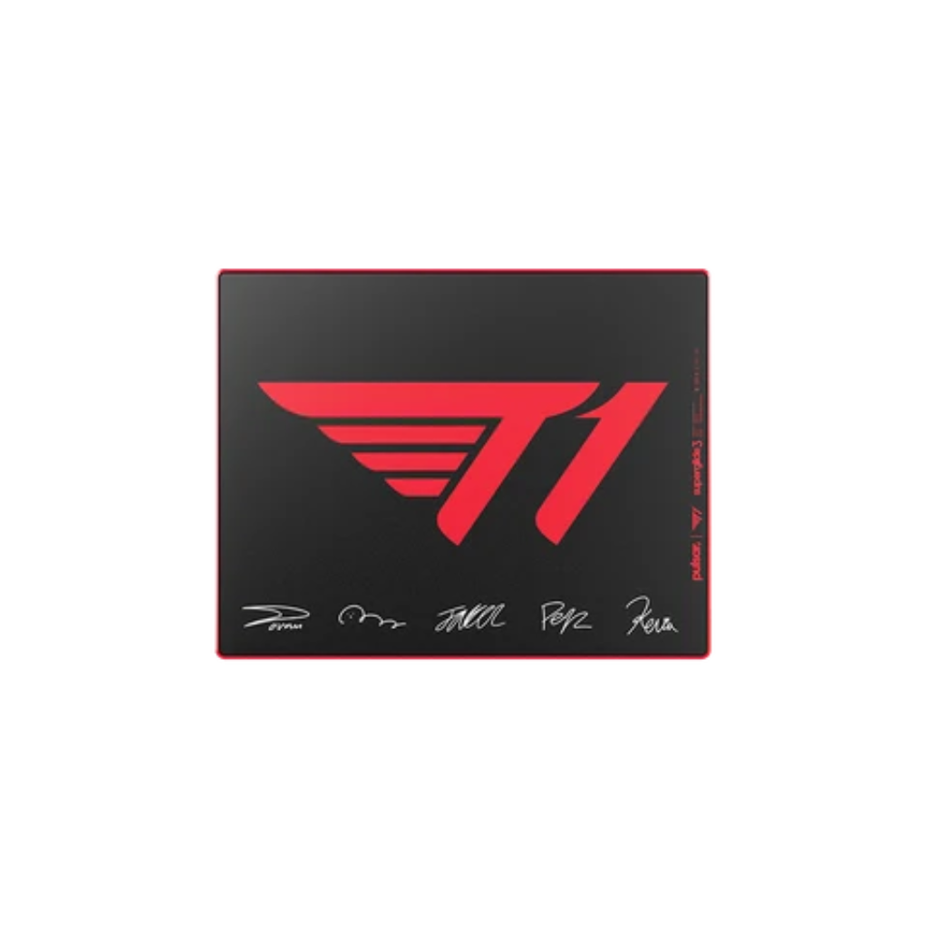  Bàn Di Chuột Kính Cường Lực Pulsar Superglide 3 T1 Edition Signature Red - Hàng Chính Hãng 