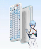  Bàn phím HE MelGeek Evangelion Centauri 80 EVA-00 Rei Ayanami Limited Editon 
