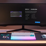  Gác Tay Logitech G512 X Palm Rest - Kê Cổ Tay Acrylic Khuếch Đại LIGHTSYNC RGB, Chuẩn Công Thái Học 