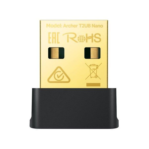 USB Adapter WiFi 600 Mbps TP-Link Archer T2UB, T2U Nano AC600, Bluetooth 4.2, Bảo mật nâng cao