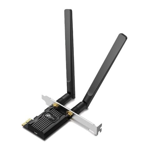 PCIe Adapter Wi-Fi 6 TP-Link Archer TX20E AX1800 Bluetooth 5.2, giúp kết nối ổn định hơn so với USB Wi-Fi