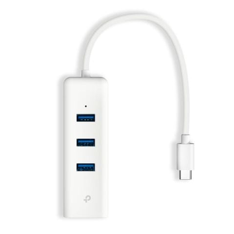Bộ chia chuyển đổi USB Type-C ra Gigabit Ethernet & Hub USB 3.0 TP-Link UE330C – USB-C to LAN 1000Mbps
