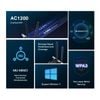Card mạng PCIe Adapter Wi-Fi AC1200 Mercusys MA30E Bluetooth 5.0, Bảo vệ tốt hơn thông tin cá nhân