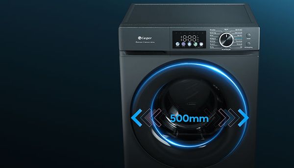 Máy giặt cửa ngang Casper Inverter 10.5kg WFD105VGR1, giặt hơi nước, 1200 vòng/phút
