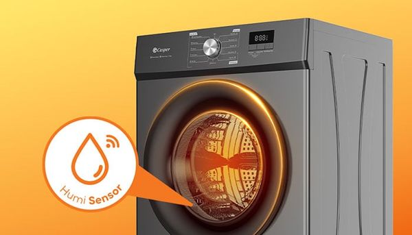 Máy Sấy Quần Áo Casper 9kg Sấy Thông Hơi, 11 Chương Trình Chống Nhăn Hiệu Quả Từng Loại Vải