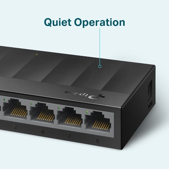 Switch Gigabit 8 Cổng TP-Link LS1008G LiteWave, Không yêu cầu cài đặt phần mềm