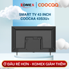 Smart TV Coocaa 43S3U+ 43 Inch Full HD Viền Mỏng, Công Nghệ Trochilus Extreme Tăng Cường Dải Màu