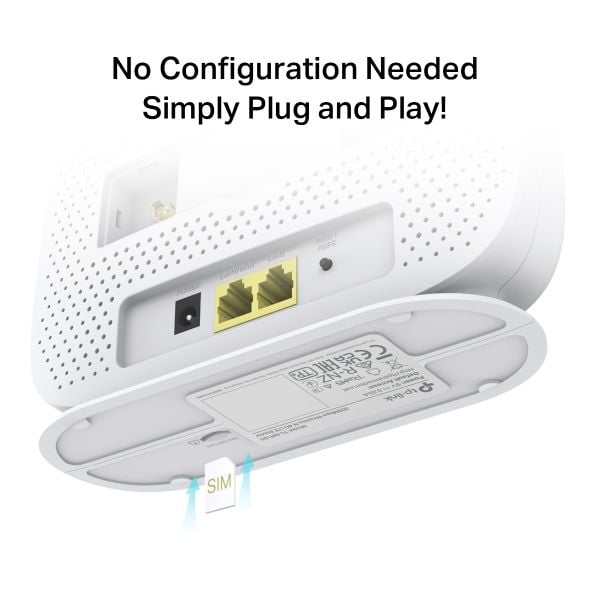 Router Wi-Fi 4G LTE TP-Link TL-MR105 Chuẩn N 300Mbps, Tương thích SIM tại hơn 100 quốc gia