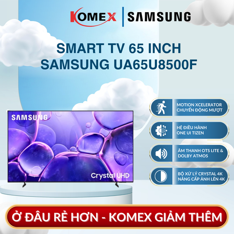 Smart Tivi Samsung UA65U8500F 65 Inch 4K  Bảo Mật Dữ Liệu Cá Nhân Samsung Knox