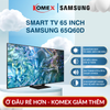 Smart Tivi Samsung 65Q60D QLED 4K 65 Inch EyeComfort Tự Động Điều Chỉnh Độ Sáng Theo Thời Gian