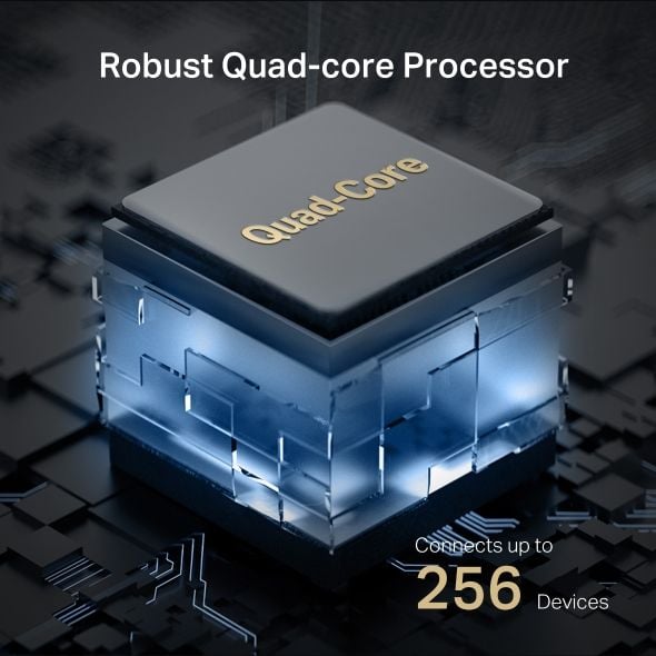 Router WiFi 6 AX6000 MERCUSYS MR90X – Cổng Multi-Gig 2.5Gbps Khai thác tối đa băng thông Internet