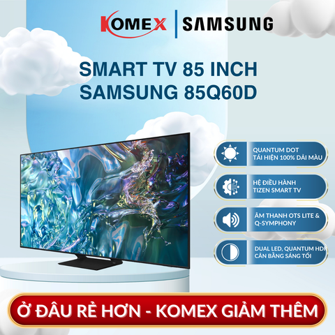 Smart Tivi Samsung 85Q60D 85 Inch 4K UHD Dual LED Với Hơn 8 Triệu Điểm Ảnh