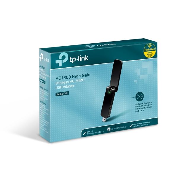 USB Adapter WiFi TP-Link Archer T4U AC1300, USB 3.0 WiFi băng tần kép