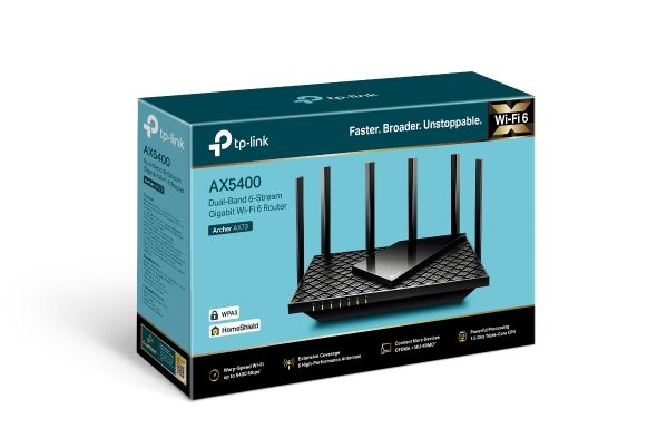 Bộ Phát Sóng Router WiFi 6 AX5400 TP-Link Archer AX73 HomeShield Bảo Mật Toàn Diện