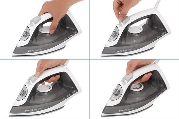 Bàn ủi hơi nước cầm tay Philips DST2020/80 – Công suất 2000W, Mặt đế ceramic chống dính