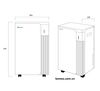 Máy Hút Ẩm gia đình Casper DE-20L1 20L - Có Ionizer Chính Hãng