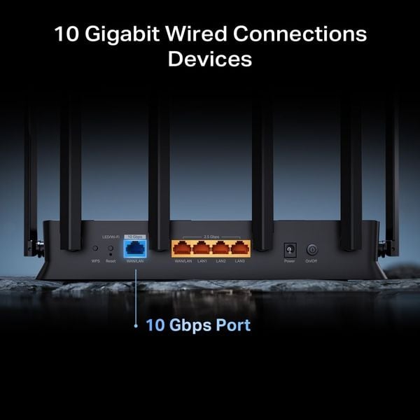 Bộ định tuyến Router Wi-Fi 7 Archer BE600 Ba Băng Tần BE9700