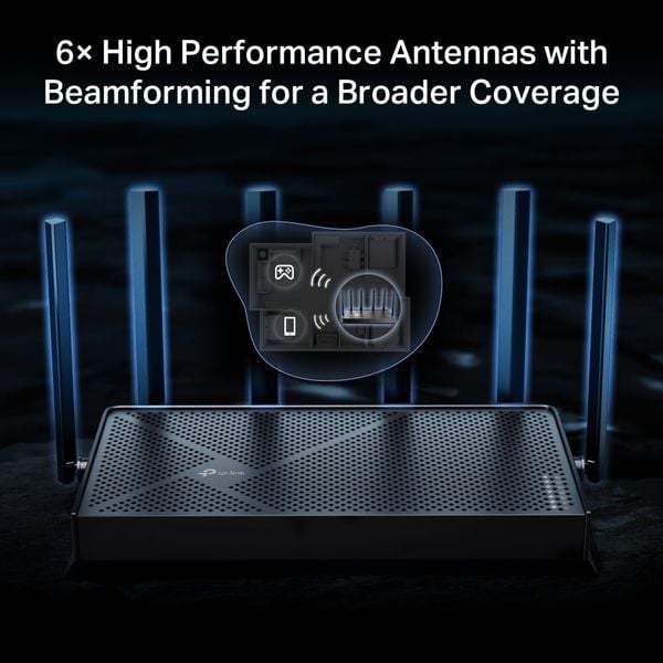 Bộ định tuyến Router Wi-Fi 7 Archer BE600 Ba Băng Tần BE9700