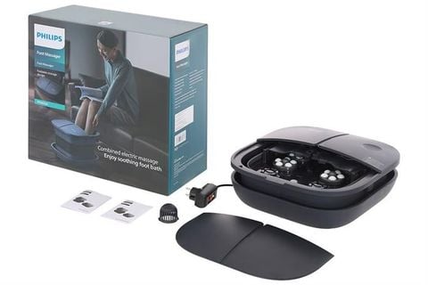 Bồn ngâm chân massage cao cấp Philips PPM6504 màu xanh dương