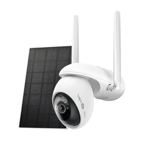 Camera Năng lượng mặt trời Tapo C665G KIT, 4K, 8MP, Dùng SIM 4G và Wi-Fi băng tần kép