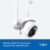 Camera Năng lượng mặt trời Tapo C665G KIT, 4K, 8MP, Dùng SIM 4G và Wi-Fi băng tần kép