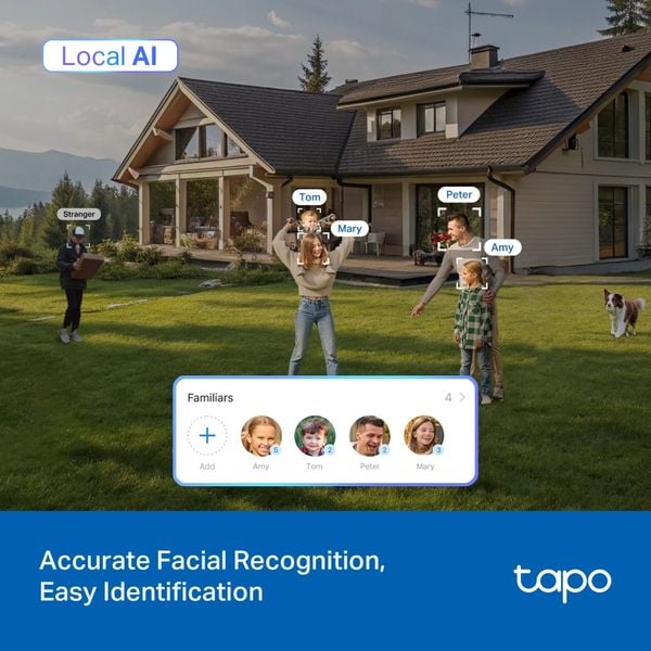 Camera Năng lượng mặt trời Tapo C665G KIT, 4K, 8MP, Dùng SIM 4G và Wi-Fi băng tần kép