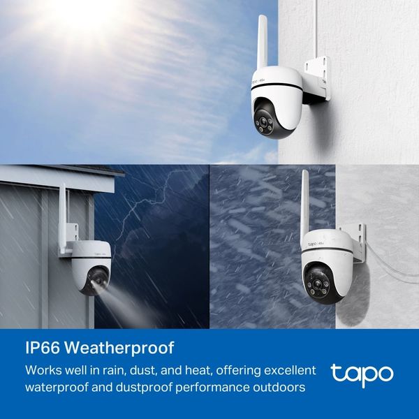 Camera Wifi 4G TP-Link Tapo C501GW, AI thông minh, IP66, ONVIF, đàm thoại 2 chiều