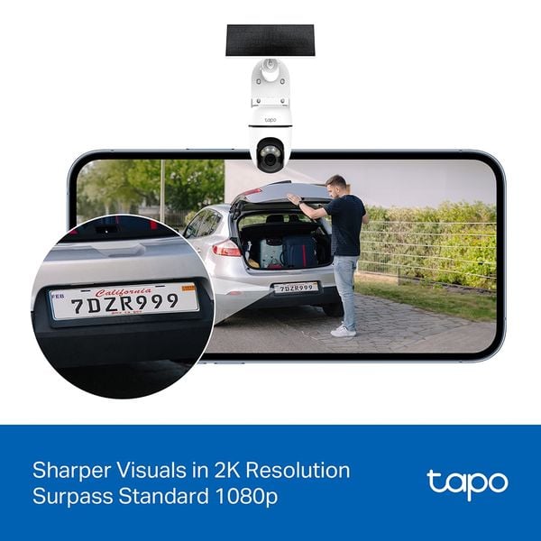 Camera Solar TP-Link Tapo C610 KIT – Quay Quét 360, AI, 2K 3MP, Pin Năng Lượng Mặt Trời
