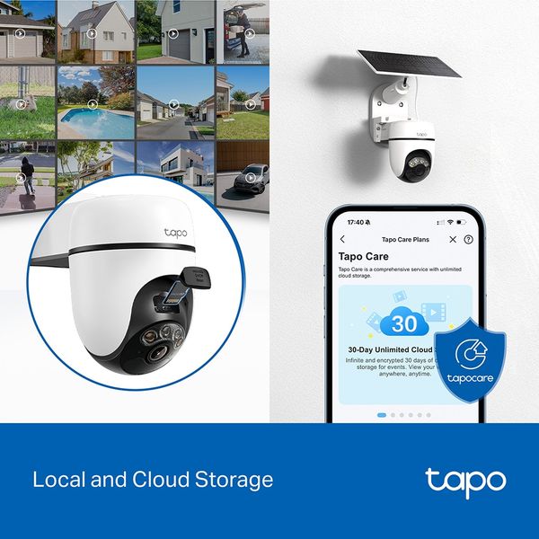 Camera Solar TP-Link Tapo C610 KIT – Quay Quét 360, AI, 2K 3MP, Pin Năng Lượng Mặt Trời