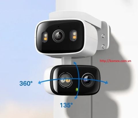 Camera Wifi ngoài trời quay quét 2 ống kính TP-Link Tapo C246D, 4Mp