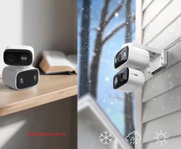 Camera Wifi ngoài trời quay quét 2 ống kính TP-Link Tapo C246D, 4Mp